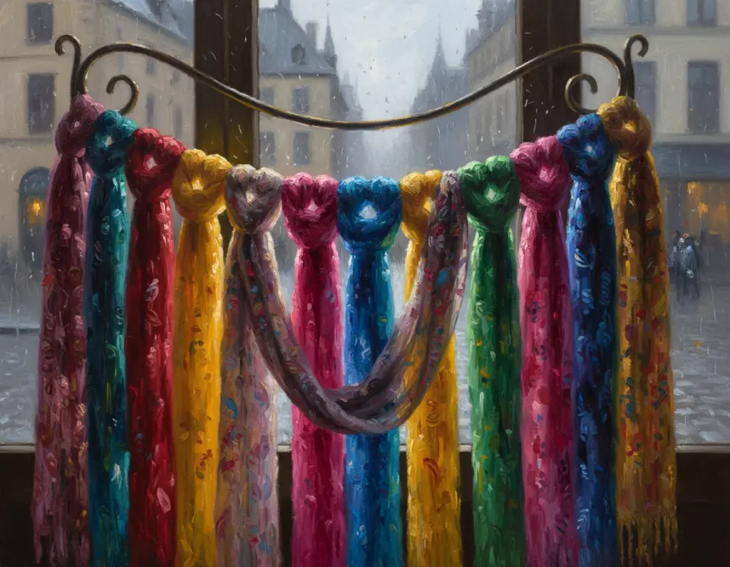 Sample image from the Lyrical Oil Painting Book Cover Style AI Images pack